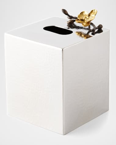 Michael Aram Gold Orchid Tissue Box Cover