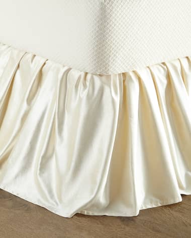 Lili Alessandra Chloe Gathered Bed Skirt