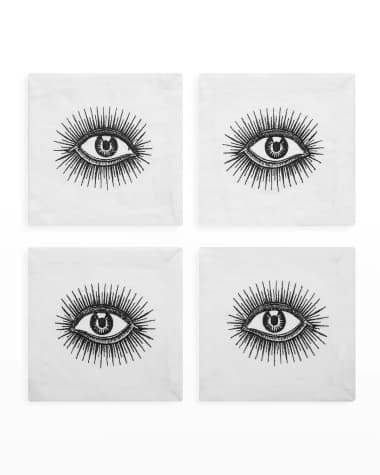 Jonathan Adler Eyes Cocktail Napkins, Set of 4