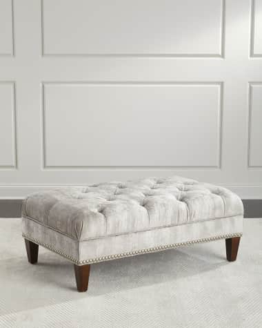 Massoud Fontaine Tufted Storage Ottoman