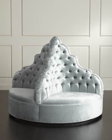 Haute House Amour Tufted Party Ottoman