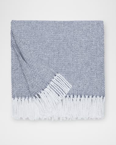 Sferra Classic Fringe Throw, 51" x 71"