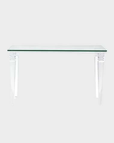 Interlude Home Christelle Acrylic Console Table