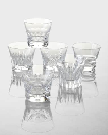 Baccarat Everyday Baccarat Assorted Old Fashion Tumblers, Set of 6