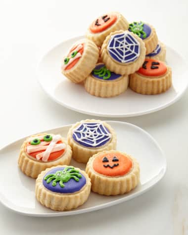 Le Gourmet Baking Halloween Shortbread Cookies in Gift Tin
