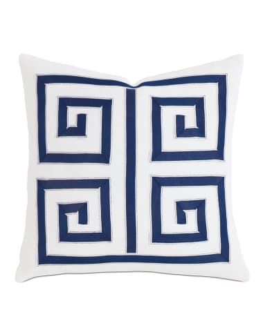 Eastern Accents Watermill Indigo Decorative Pillow, 18"Sq.