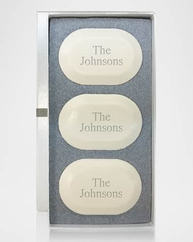 Carved Solutions Personalized Original Soap Trio - Name or Phrase