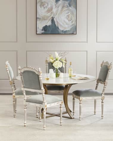 Peninsula Home Collection Angelette Velvet Dining Side Chair