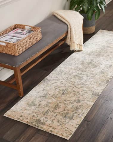 Nourison Svana Hand-Knotted Rug, 2' x 8'