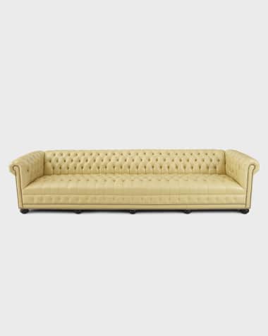 Old Hickory Tannery Zerenity Chesterfield Sofa 93"