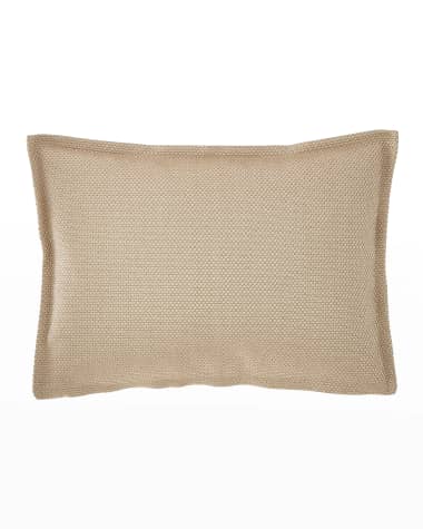 Fino Lino Linen & Lace Trackstar Decorative Oblong Pillow