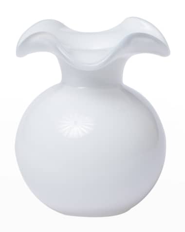 Vietri Hibiscus Glass Bud Vase, 5.5"