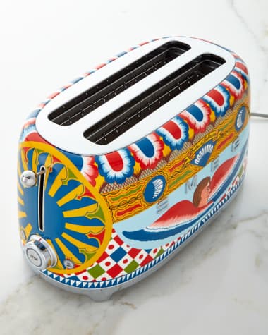 Smeg Dolce Gabbana x SMEG Sicily Is My Love 4-Slice Toaster