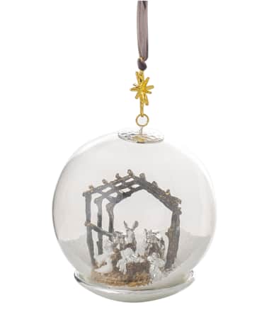 Michael Aram Manger Snow Globe Ornament
