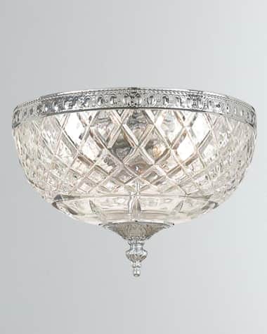 Crystorama 2-Light Crystal Ceiling Mount