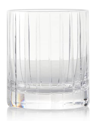 Neiman Marcus Double Old-Fashioned Glasses, Set of 4