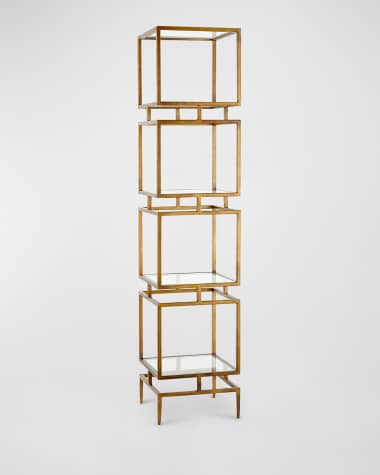John-Richard Collection Modernist Cube Etagere