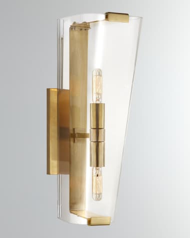 Visual Comfort Signature Grenol Single Modern Bamboo Sconce By