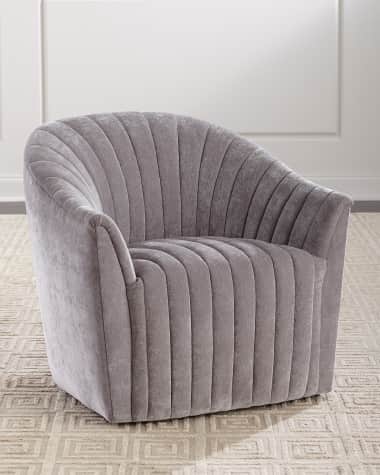 Interlude Home Channel Swivel Chair