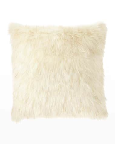 D.V. KAP Home Glamour Faux-Fur Pillow