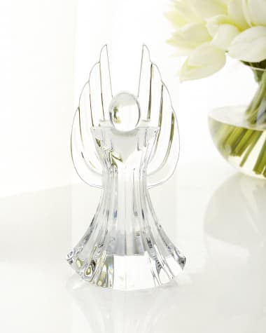 Vista Alegre Angelus Crystal Angel Sculpture