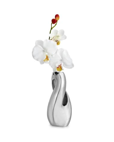 Nambe Twist Bud Vase