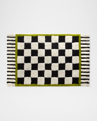 MacKenzie-Childs Courtly Check Large Bath Rug