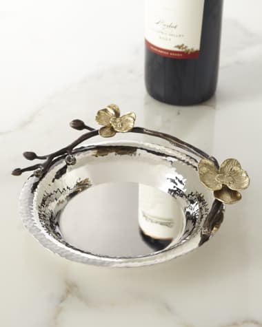 Michael Aram Gold Orchid Wine Coaster