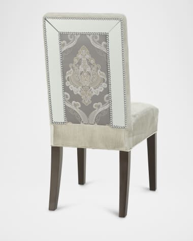 Haute House Brittany Mirrored Trim Dining Chair