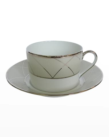 Haviland Clair de Luna Arch Teacup Set