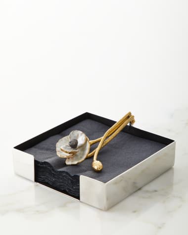 Michael Aram Anemone Cocktail Napkin Holder