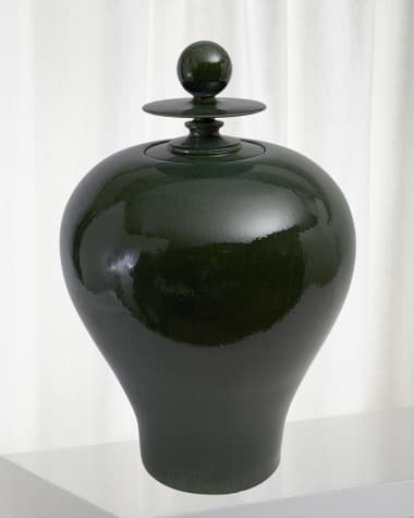 Global Views Happy Temple Jar