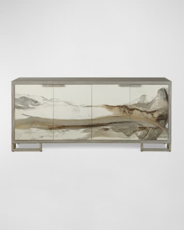 John-Richard Collection Inaka Rice Paper Dining Console