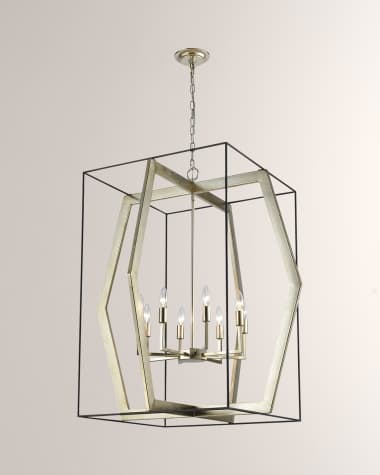 Mixed Geometries Chandelier
