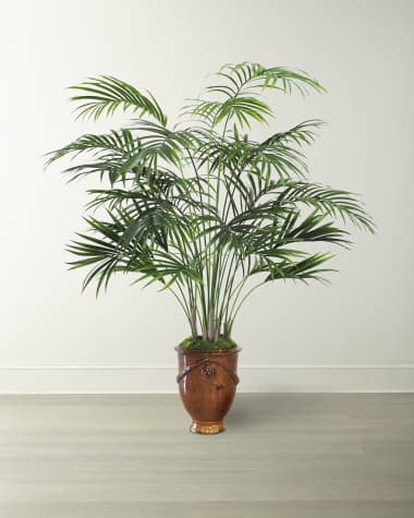 Winward Home Small Kentia Palm Tree in Urn