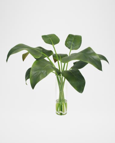 Winward Home Calla Leaf in Slim Round Vase
