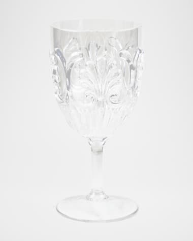 Le Cadeaux Fleur Melamine Wine Glass