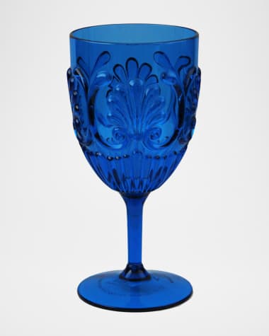 Le Cadeaux Fleur Melamine Wine Glass