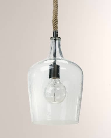 Regina Andrew Hammered Glass Lighting Pendant