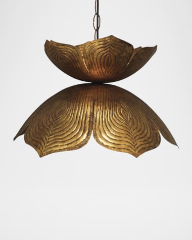 Jamie Young Large Flowering Lotus Pendant