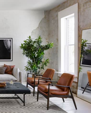 Four Hands Merica Leather Accent Chair