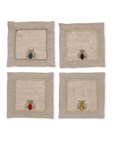 Joanna Buchanan Sparkle Bee Cocktail Napkins, Set of 4