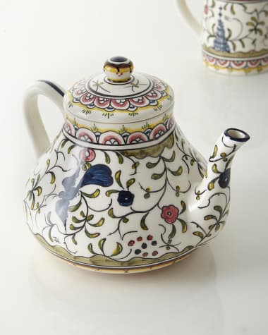 Neiman Marcus Pavoes Teapot