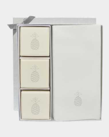 Carved Solutions Eco-Luxury Pineapple Courtesy Gift Set