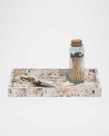 Pigeon and Poodle Tramore Natural Laminated Large Tray
