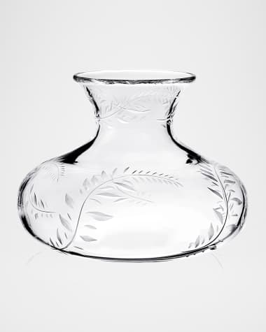 William Yeoward Crystal Jasmine Flower Center Vase