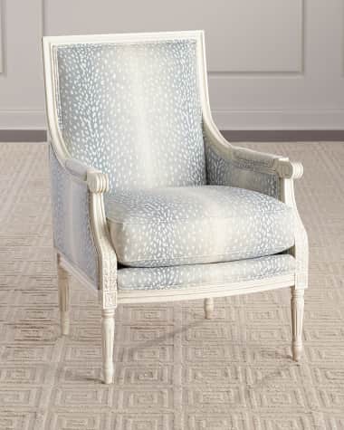 Massoud top wingback chair