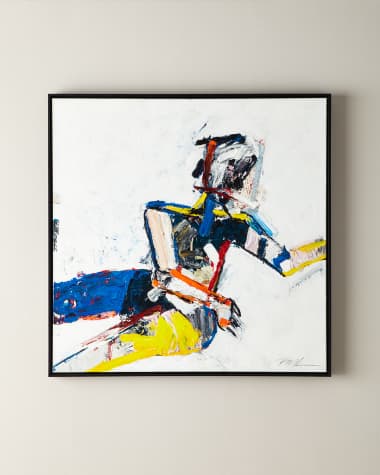 RFA Fine Art Seated Figure Giclee on Canvas