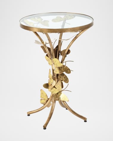 Jamie Young Flutter Away Butterfly End Table