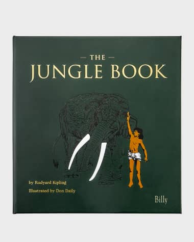 Graphic Image Personalized Leather Bound "The Jungle Book"